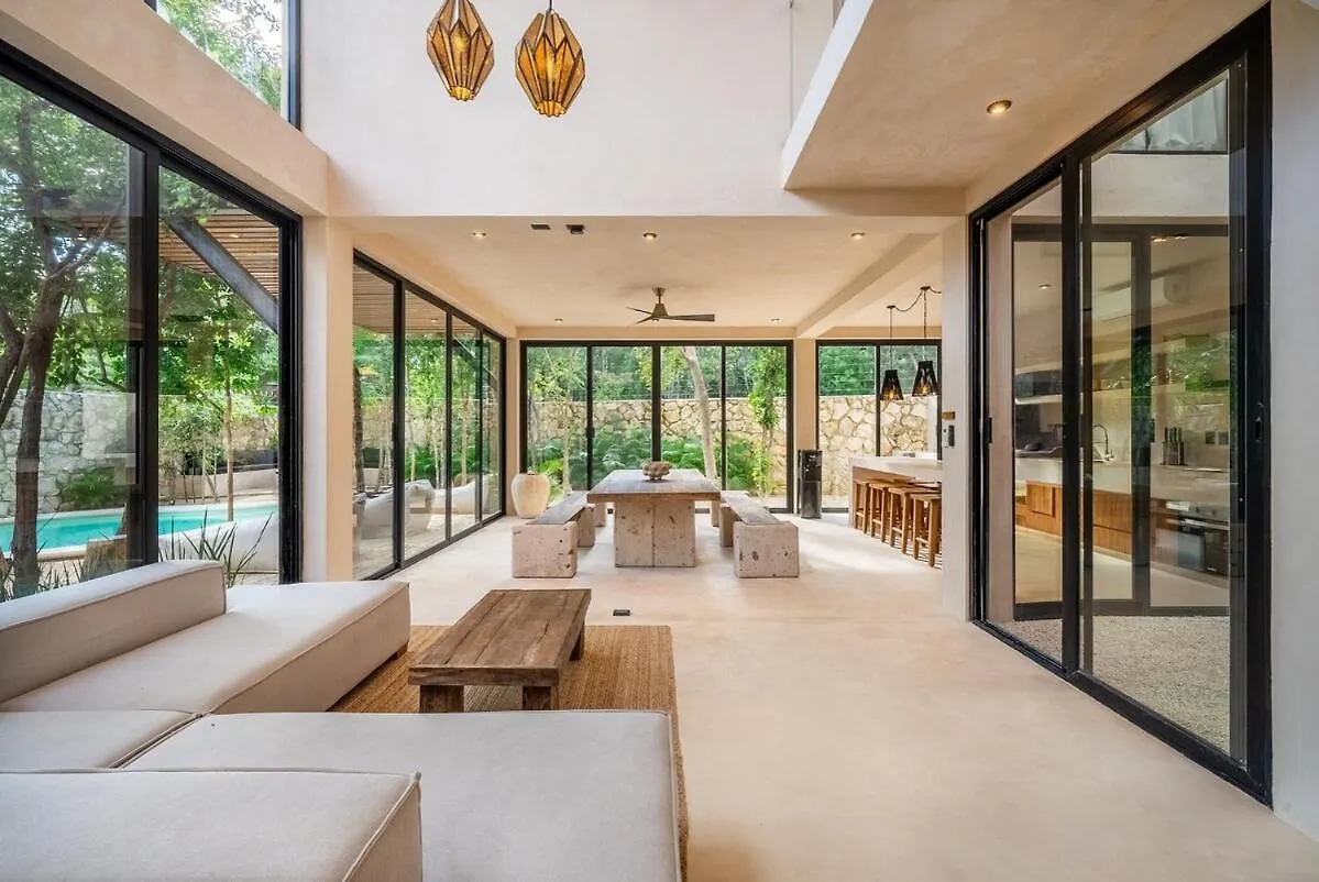Villa El Canto, Luxury 7 Bed Jungle Villa Rooftop View Tulum 0*,  Mexiko