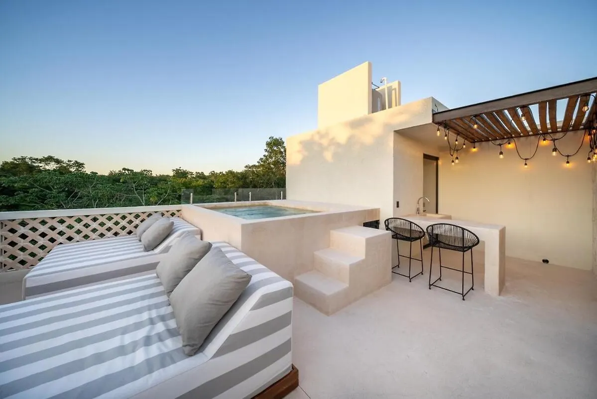 Villa El Canto, Luxury 7 Bed Jungle Villa Rooftop View Tulum Mexico